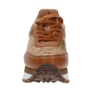 Damenschuhe 1A Classe Alviero Martini Running Sneakers Farbe Cognac und Geo Beige 1690