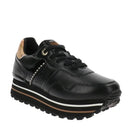 Damenschuhe 1A Classe Alviero Martini Running Sneakers Schwarz und Geo Classic 1695