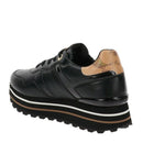 Damenschuhe 1A Classe Alviero Martini Running Sneakers Schwarz und Geo Classic 1695