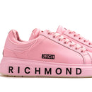 Scarpe Donna JOHN RICHMOND Sneakers in Pelle Light Pink con Logo Laterale