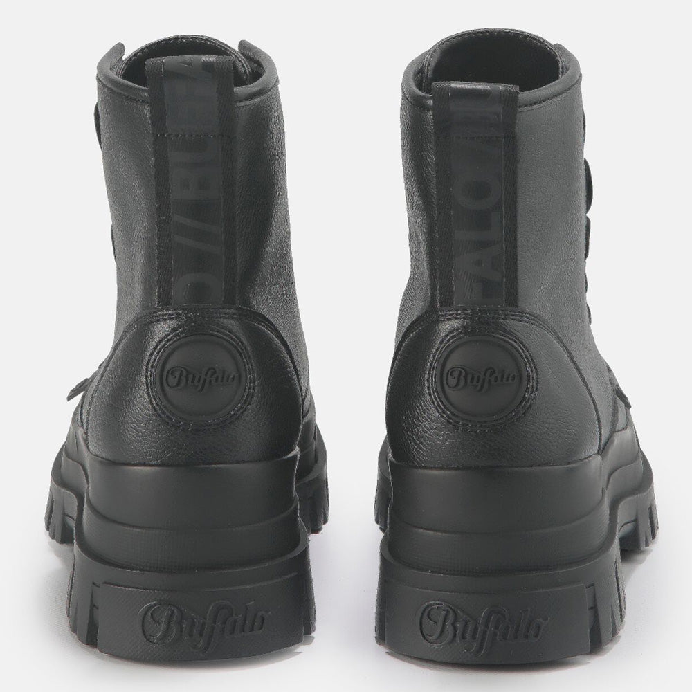 Scarpe BUFFALO Stivaletti Vegan linea Aspha Zip colore Nero a