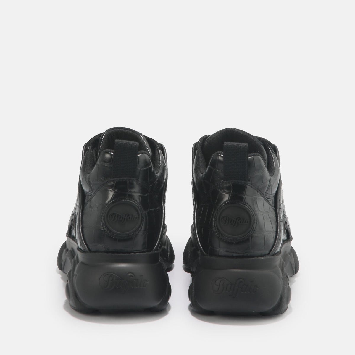 Scarpe BUFFALO Sneakers Vegan linea CLD Corin stampa Cocco colore Nero