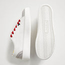 Scarpe Donna DESIGUAL Sneakers con Illustrazione Topolino colore Bianco