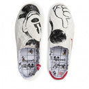 Damenschuhe DESIGUAL Slip-On-Sneakers mit Mickey-Mouse-Illustration in Weiß