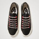 Scarpe Donna DESIGUAL Sneakers con Platform colore Nero e Lacci Multicolor