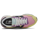 Scarpe Donna NEW BALANCE Sneakers 237 in Suede e Mesh colore  Lemon con Sour Grape