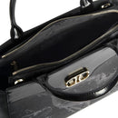 Damenhandtasche mit Schultergurt 1A Classe Alviero Martini Linie Geo Noir Geo Night Aufdruck GV85