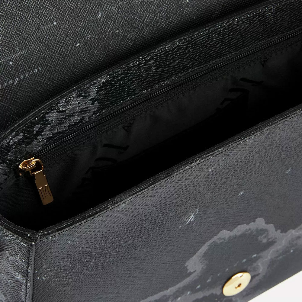 Damen-Umhängetasche 1A Classe Alviero Martini Geo Noir-Linie mit Geo Night-Aufdruck GV88