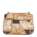 Damen-Umhängetasche 1A Classe Alviero Martini Spicci Bag-Linie, dunkelbraune Farbe GV98