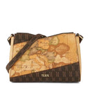 Damen-Umhängetasche 1A Classe Alviero Martini Enjoy Mix Geo-Linie mit Geo Classic und Monogramm-Aufdruck GZ28