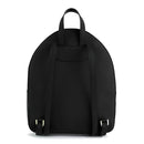 1A Classe Alviero Martini Damenrucksack Geo Joy-Linie aus schwarzem gummiertem Stoff GZ33