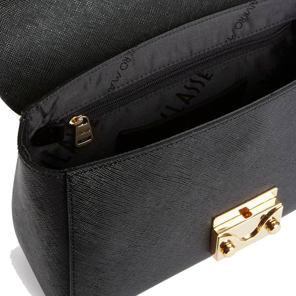 Damen-Umhängetasche 1A Classe Alviero Martini Gossip Bag-Linie, Schwarz und Geo Classic GZ42