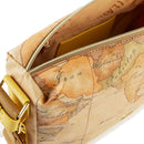 1A Classe Alviero Martini Umhängetasche Soft Atlantic Geo Classic Linie und Gelb GZ74