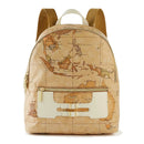 Alviero Martini 1A Classe Damenrucksack Soft Atlantic Geo Classic und Ivory Linie GZ77