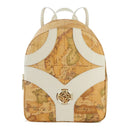 Alviero Martini 1A Classe Damenrucksack Geo Sunrise Ring Geo Classic und Elfenbeinlinie GZ82