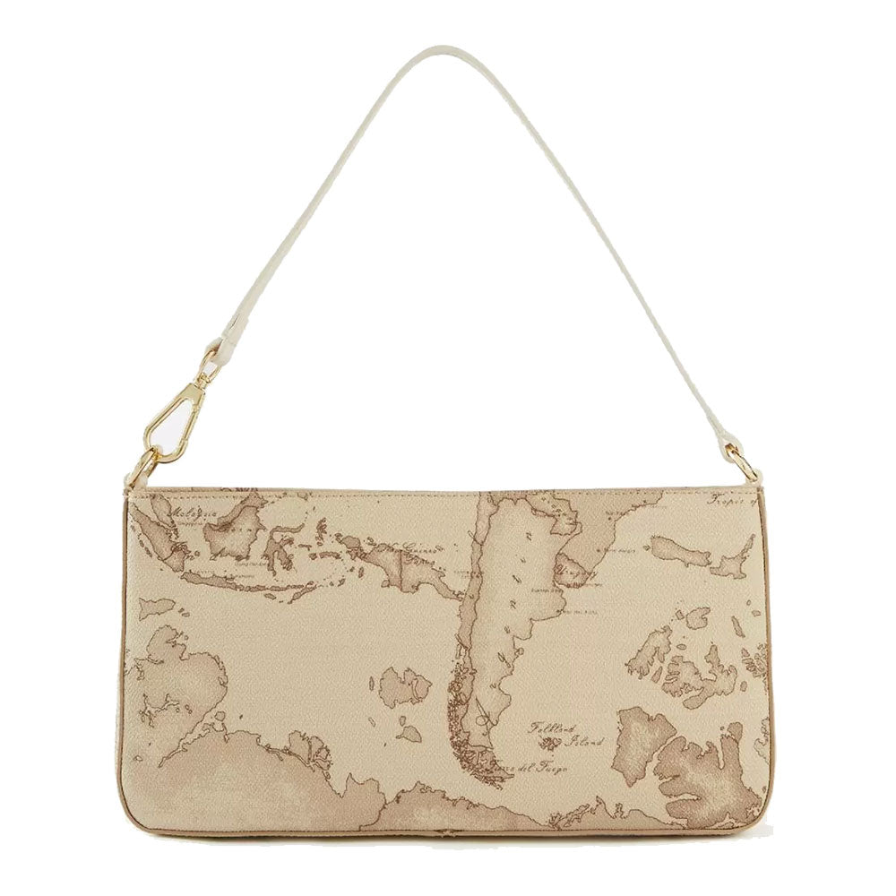 Pochette con Manichetto 1A Classe Alviero Martini linea Geo Safari Wave color Rafia PN14