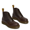 Scarpe Unisex DR. MARTENS Stivali linea 101 Crazy Horse in Pelle Dark Brown