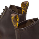 Scarpe Unisex DR. MARTENS Stivali linea 101 Crazy Horse in Pelle Dark Brown