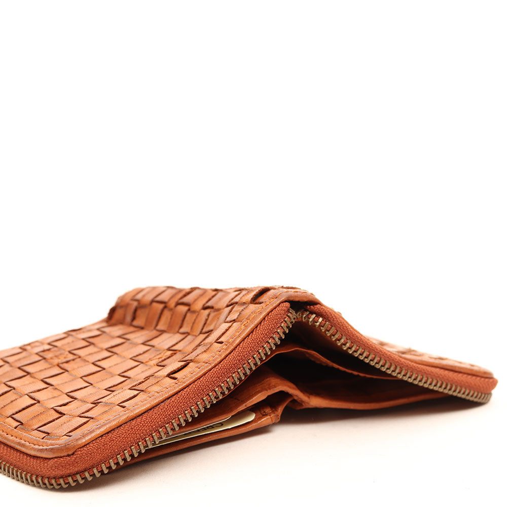 Portafoglio Italia con 8 tasche in pelle vecchia Portafoglio Italia con 8 tasche in pelle vecchia