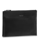 Pochette Uomo Grande THE BRIDGE linea Dante in Pelle Nera