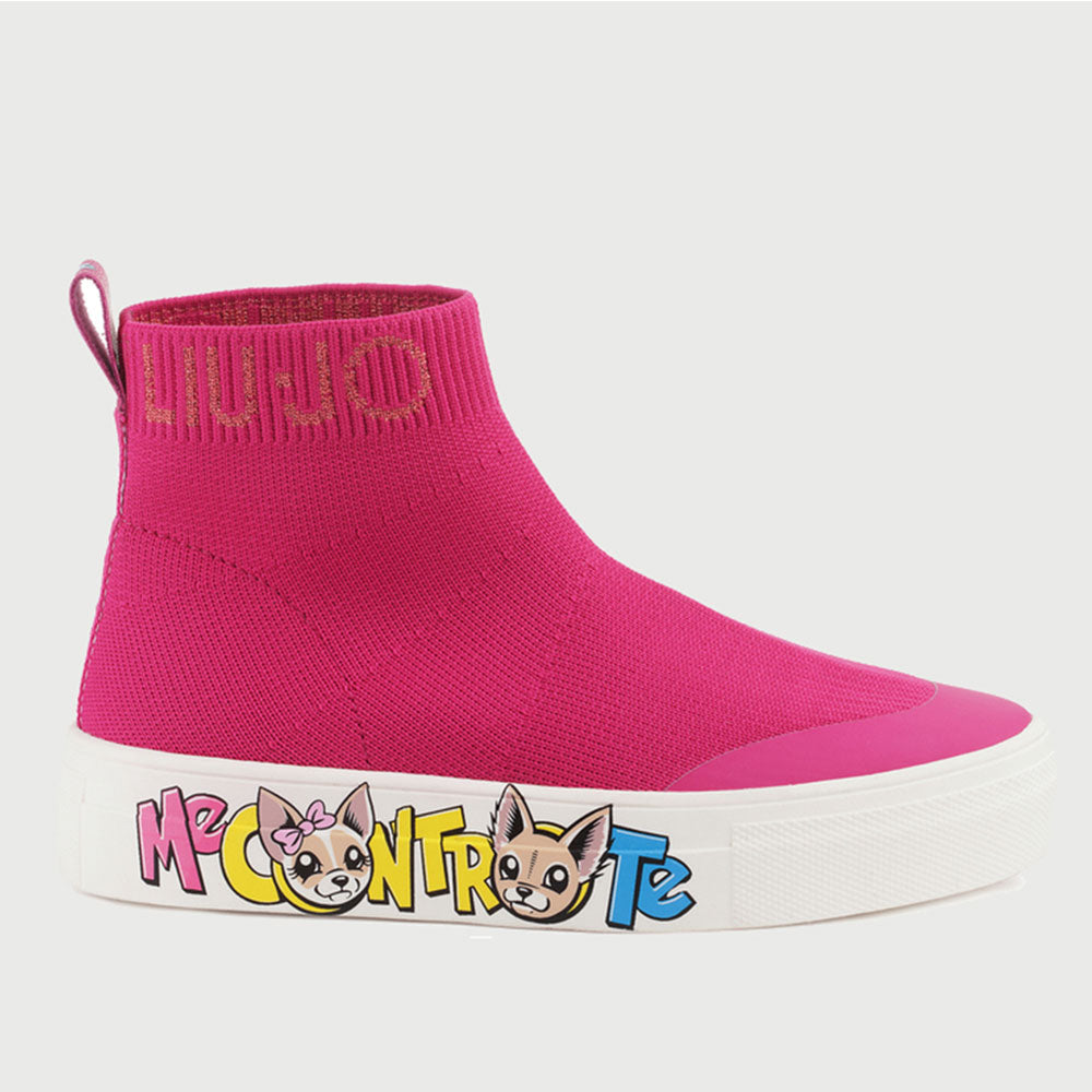 Scarpe Bambina LIU JO Sneakers Me Contro Te Fuxia