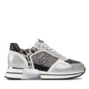 Scarpe Donna LIU JO linea Kiss 02 Sneakers in Mesh colore Silver Leopard