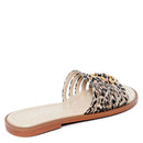 Scarpe Junior LIU JO linea Sally 22 Ciabattine Flat con Logo colore Leopard