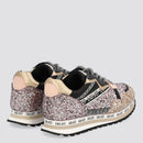 Scarpe Donna LIU JO linea Wonder 8 Sneakers con Glitter Allover Platino