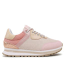 Damenschuhe LIU JO Wonder 501 Sneakers aus Mikrofaser und Mesh in der Farbe Nude