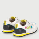 Scarpe Bambino LIU JO Sneakers Me Contro Te colore Off White con Lucine Led