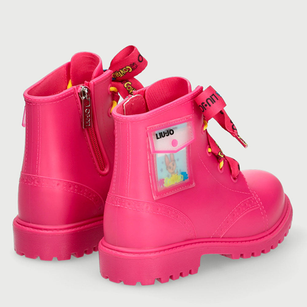 LIU JO Mädchenschuhe Regenstiefel Me Contro Te Fuchsia