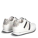 Scarpe LIU JO Wonder 629 Sneakers in Glitter Mesh con Inserti in Nylon colore Bianco