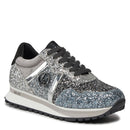 Scarpe LIU JO Wonder 629 Sneakers con Glitter All Over color Silver