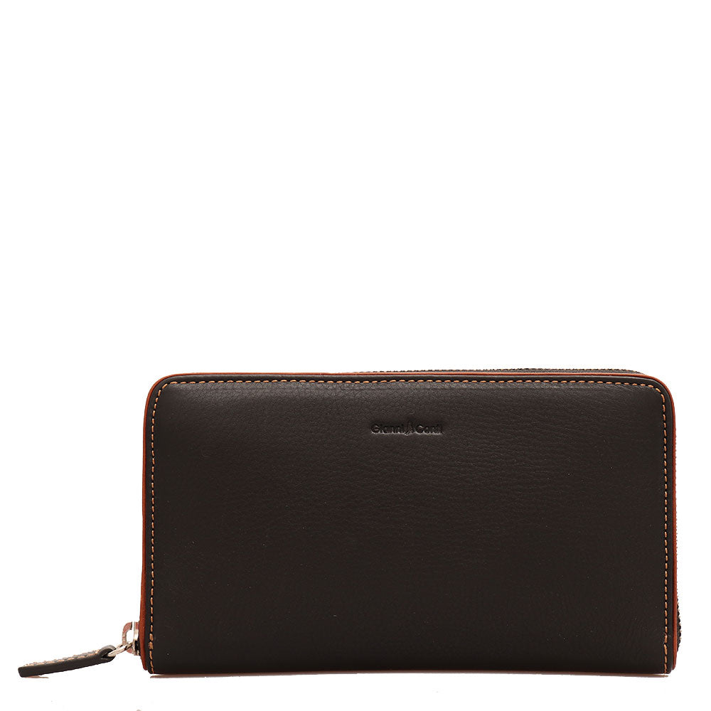 Borsa Donna Hobo GIANNI CONTI in Pelle Liscia Nera con Borchie a sconto Borsa Donna Hobo GIANNI CONTI in Pelle Liscia Nera con Borchie a sconto