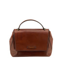 THE BRIDGE Damenhandtasche aus braunem Leder der Caterina-Linie