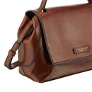 THE BRIDGE Damenhandtasche aus braunem Leder der Caterina-Linie