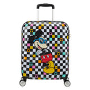 Kabinentrolley 55 cm, 4 Rollen, leicht 2,6 kg – American Tourister Wavebreaker Disney Mickey Check