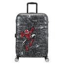 Trolley Medio 67cm 4 Ruote Leggero 3,6kg - American Tourister Wavebreaker Marvel Spiderman Sketch