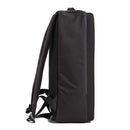 Armani Exchange Herren-Nylonrucksack mit starrer Vorderseite, schwarze Farbe