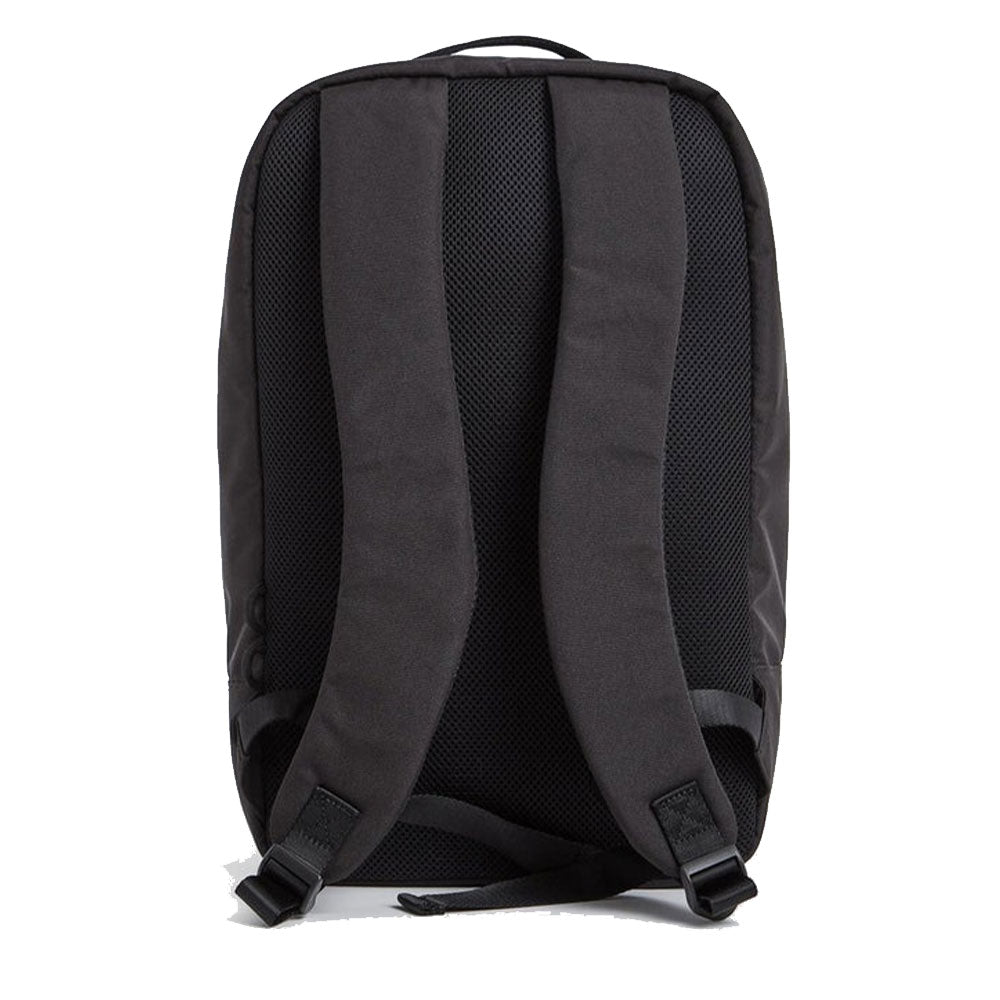 Armani Exchange Herren-Nylonrucksack mit starrer Vorderseite, schwarze Farbe