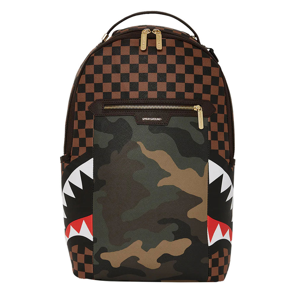 SPRAYGROUND Rucksack mit Sip Camo Akzentdruck DLXSV