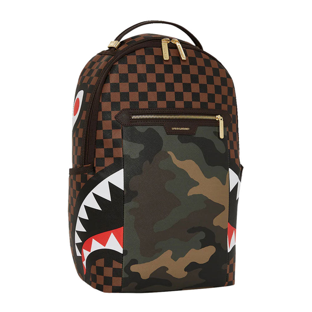 SPRAYGROUND Rucksack mit Sip Camo Akzentdruck DLXSV