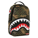 SPRAYGROUND Rucksack mit „Dollar Pattern Over Camo“-Aufdruck