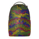 SPRAYGROUND Rucksack mit All Over Rhinestones Trippy Trinity Camo Crystal Aufdruck DLXSF