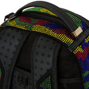 SPRAYGROUND Rucksack mit All Over Rhinestones Trippy Trinity Camo Crystal Aufdruck DLXSF