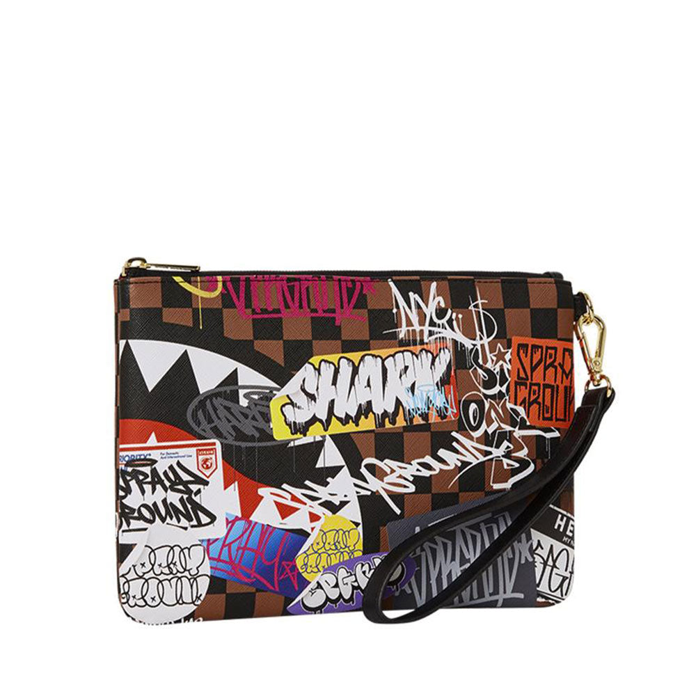 SPRAYGROUND Handgelenktasche mit Tagged Up Sip-Aufdruck