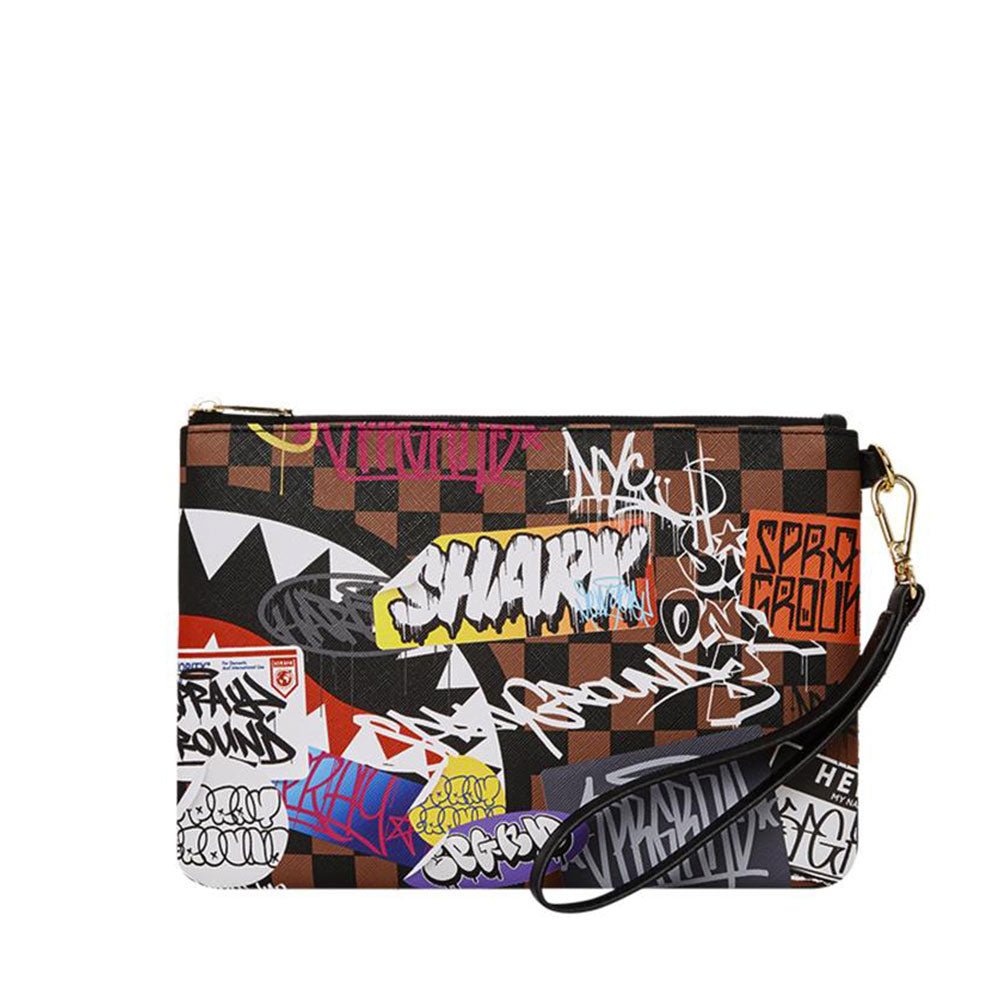 SPRAYGROUND Handgelenktasche mit Tagged Up Sip-Aufdruck