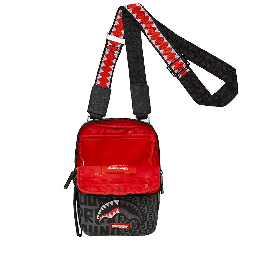Borsello Uomo SPRAYGROUND stampa Split Infinity Check a sconto