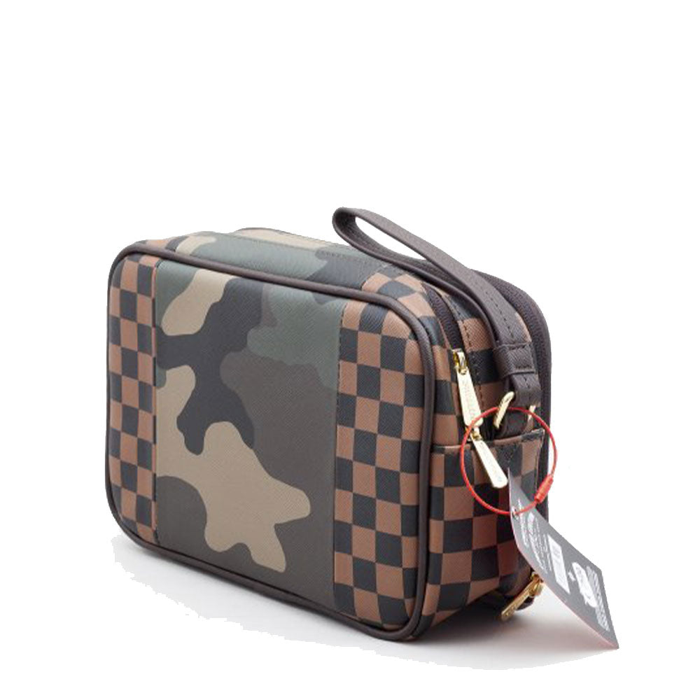 Kulturbeutel mit SPRAYGROUND Sip With Camo Accent-Print