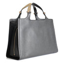 Borsa Donna Bauletto BORBONESE linea Livre Medium in Pelle Nera